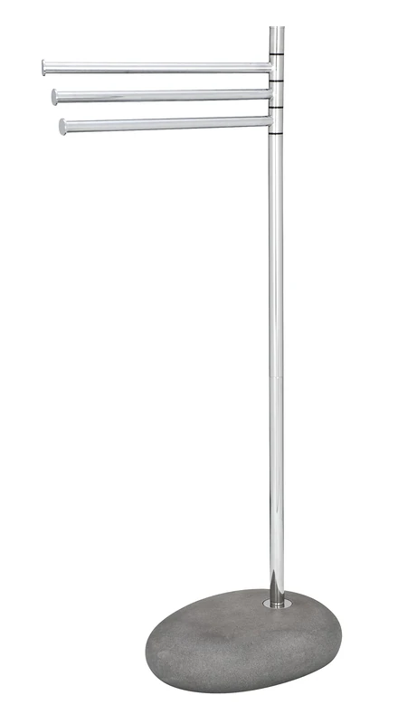 Wenko "Pebble Stone" 19493100 Towel Holder Grey - Image 1