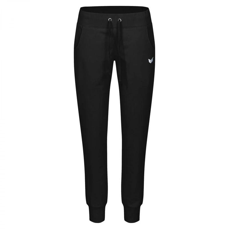 Erima Women's Casual Basic Sweat Trousers with Cuffs (210211), Black, 44