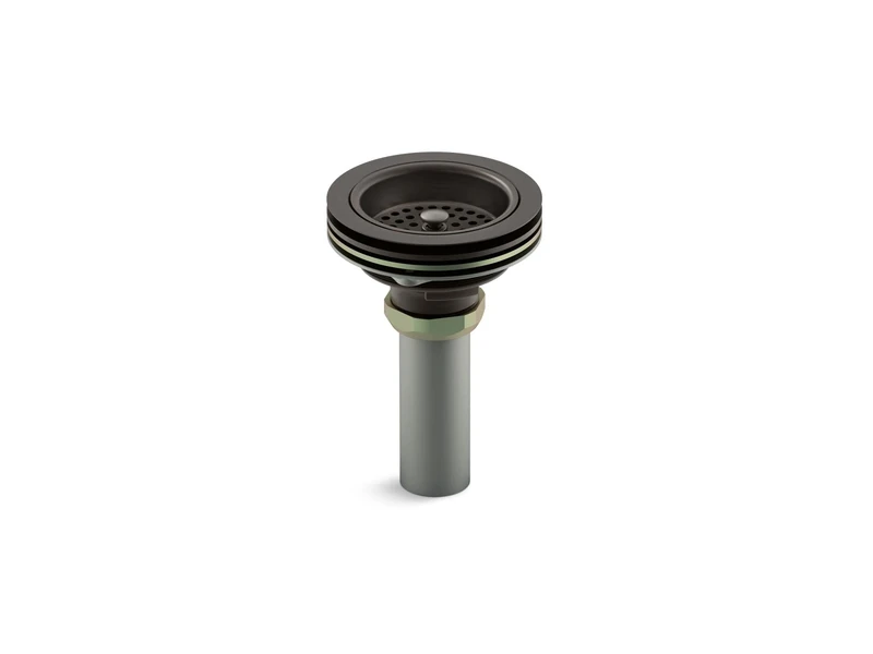 KOHLER K-8801-2BZ Duostrainer Sink Strainer, Oil-Rubbed Bronze, 1.5