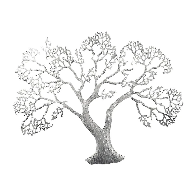 GILDE Wall Decoration Wall Relief Tree Decoration Living Room 78 x 62 cm