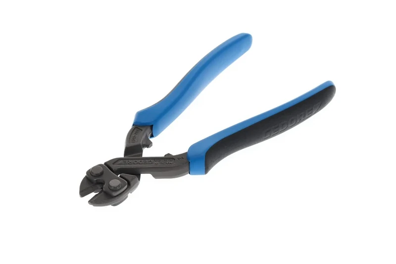 GEDORE One-Hand Bolt Cutter, Blades for Wires to 6.0 mm, Only a Little Effort is Needed to Cut, Small, Length 200 mm, 8340 Z-200 JL