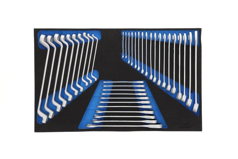 Gedore 2005 CT4-2-7 Combination Spanner Set in 4/4 CT Tool Module, 39 pcs