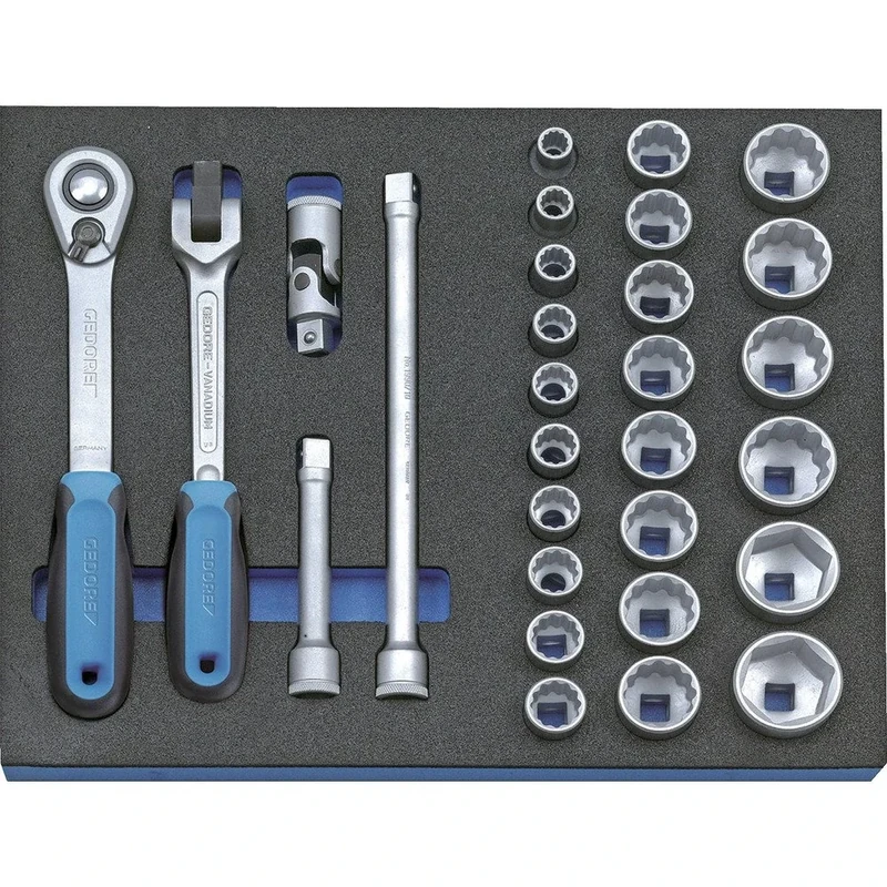 Gedore Socket Set 1/2 Inch 2/4 Academy Ct Module, 2005 CT2/D 19