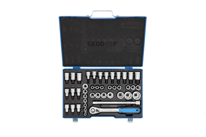 Gedore ITX19INU-20 1/2-Inch Tool Set - Red (42-Piece)