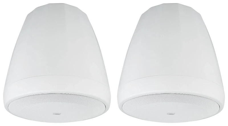 JBL Professional C67P/T-WH Extended Range Full-Range Hanging Pendant Speaker, White, Sold as Pair