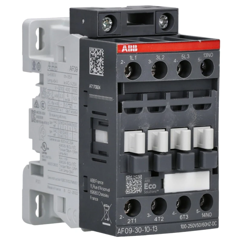 ABB AF09-30-10-13 100-250V, 50/60HZ-DC Contactor (ABB1SBL137001R1310) - Image 1