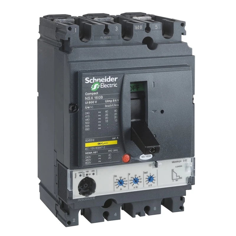 Schneider Electric PBT – Gap 10 03 – Elektronseinrichtung Micrologix 2.2 160 A 3 Pole 3R