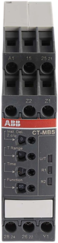 ABB CT-MBS.22S Time Relay, Multifunction 2c/o, 24-48V DC, 24-240V AC (ABB1SVR730010R3200)