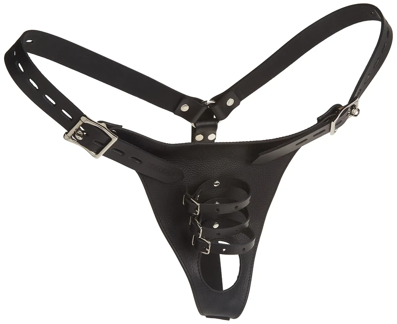 Male Chastity Harness with 3 Penile Straps