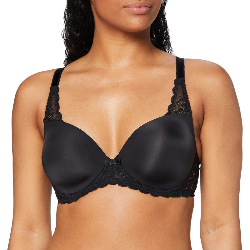 Triumph Women's Amourette Spotlight WHP X Everyday Bra, Black, 32DD