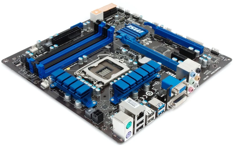 MSI H77MA-G43 Motherboard (Intel H77, LGA1155, Micro-ATX, RAID, Gigabit LAN, Socket 1155)