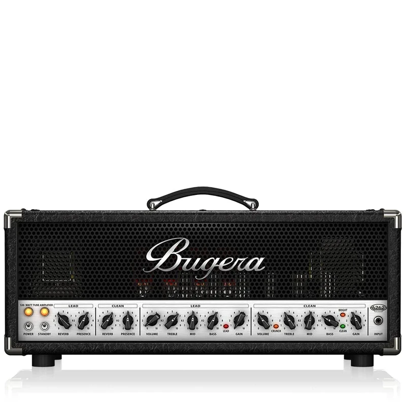 Bugera 6262 INFINIUM Ultimate Rock Tone 120-Watt 2-Channel Tube Amplifier Head with Reverb and INFINIUM Tube Life Multiplier