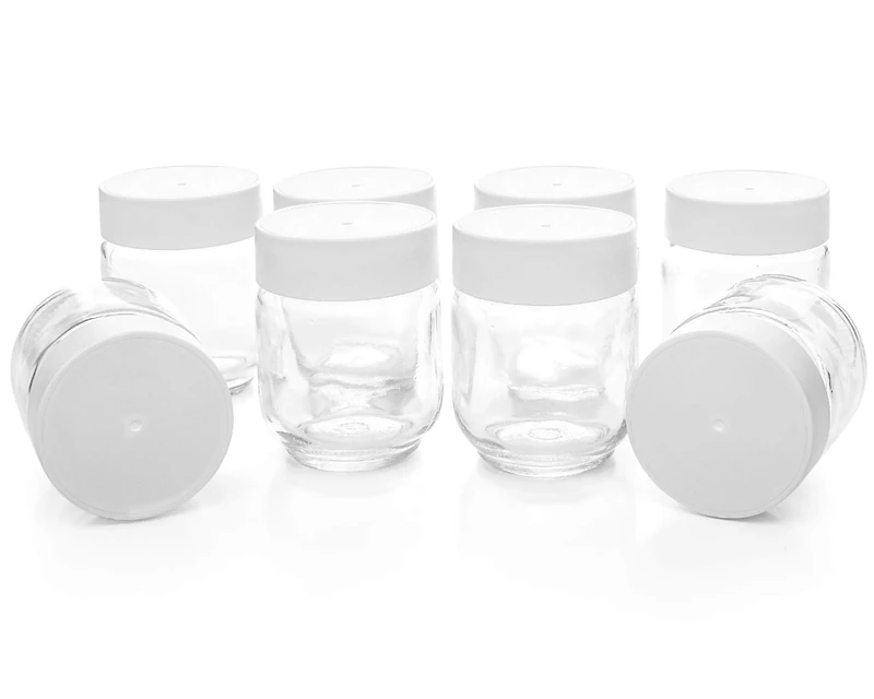 Rommelsbacher JG 8 Yoghurt Maker Replacement Glasses for JG 40, Pack of 8 - Image 1
