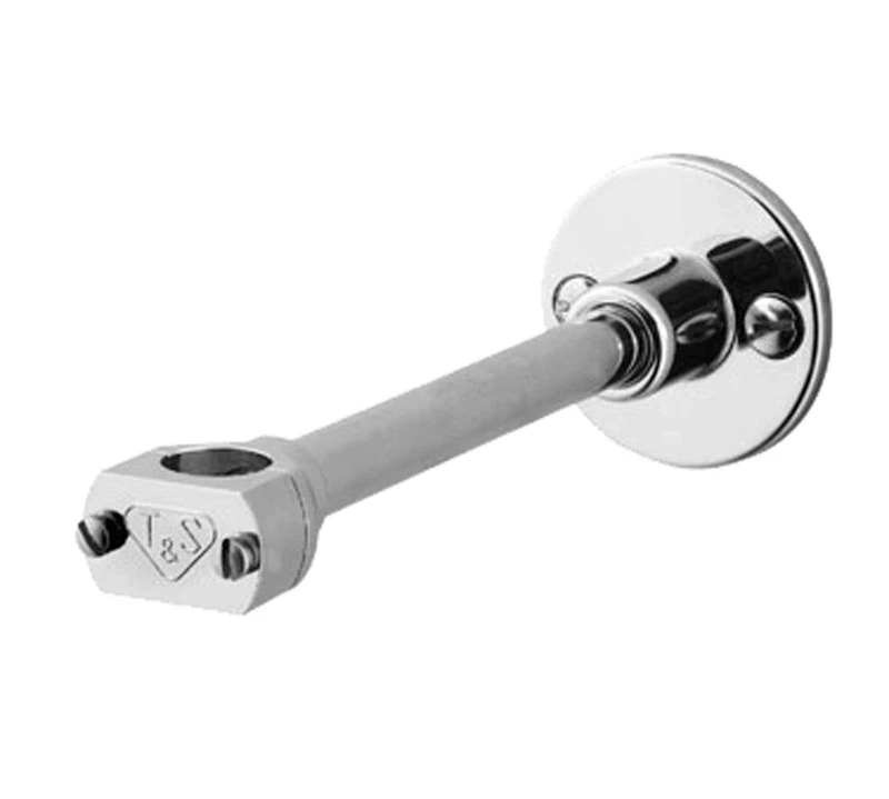 T&S Brass B-0109-06 Wall Bracket, 3" Wall Bracket Assembly with Mounting Hardware - Image 1
