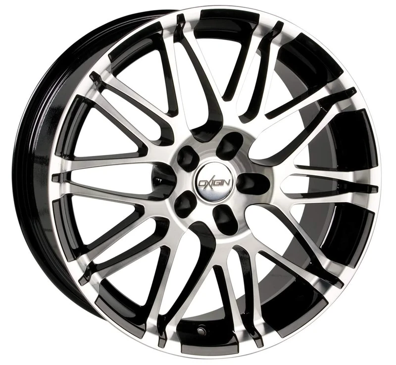 Oxigin 14 Oxrock 9.50 x 20 Offset 48 Bolt Pattern 5.00 x 112.00 Centre Bore 72.60 OXVIERZEHN9520H48BFP, Black Full Polish