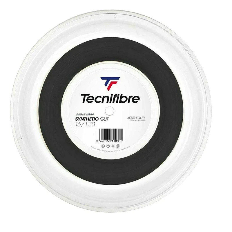 Tecnifibre Synthetic Gut Tennis String Black 1.30mm - 200m Reel