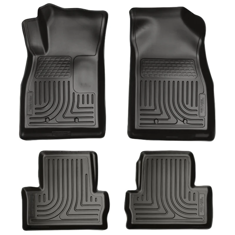 Husky Liners Fits 2011-15 Chevrolet Volt Weatherbeater Front & 2nd Seat Floor Mats,Black,98181