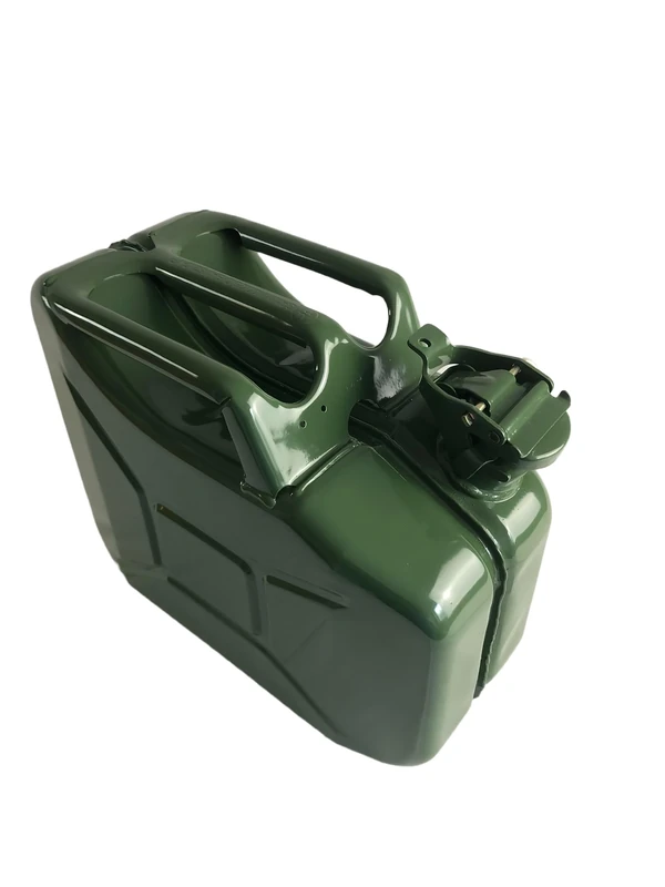 HP Autozubehör Jerry Can, 10L Steel, Grün, Petrol