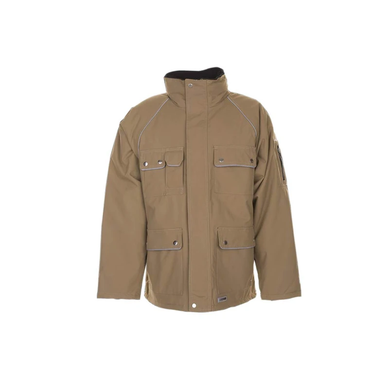 Planam 2195056 Size X-Large "Canvas 320" Winter-Parka - Khaki/Black