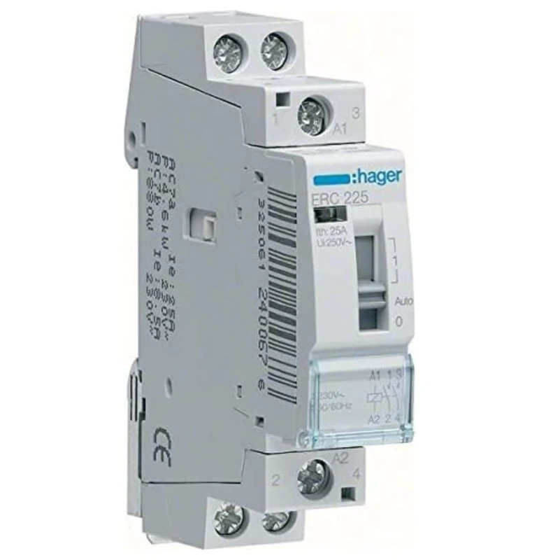 Hager erl418 – RELE Remote Control 16 A 2 NA + 2NC 8/12 V