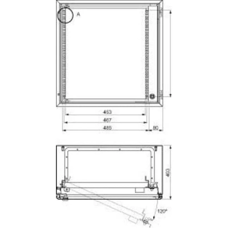 'Schneider Elec PUE – MAM 25 10 – Pivot Rack 20U 19 Spacial - Image 1
