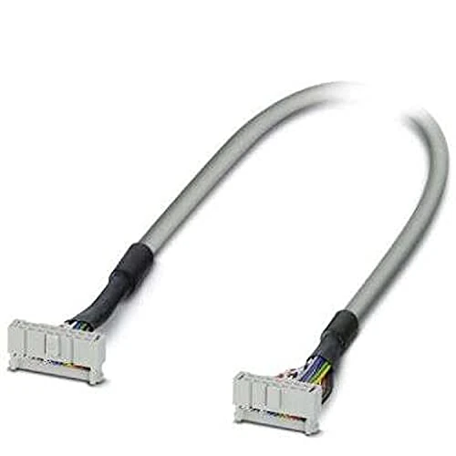 Phoenix Contact FLK 14/16/EZ-DR/350/S7 assembled round cable, control Simatic top connect, connection 1 IDC/FLK socket strip (1 x 16-pin), connection 2 IDC/FLK socket strip (1 x 14-pin)