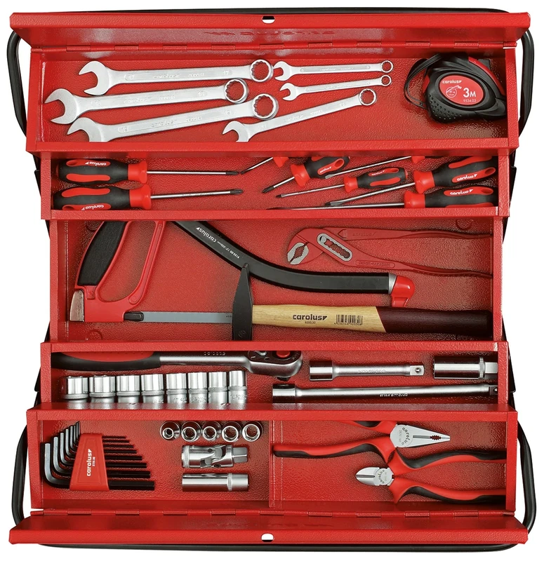 Carolus 2230.010 Tool Box + Universal Set Allround