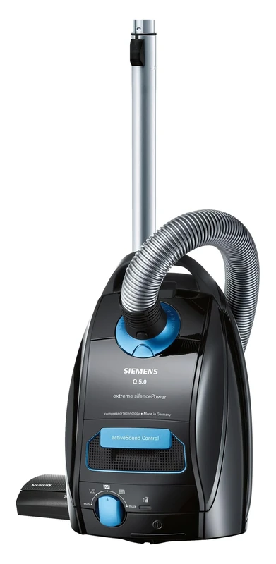 Siemens VSQ5X1230 vacuum cleaner - vacuum cleaners (Cylinder, B, Home, Carpet, Hard floor, A, C)