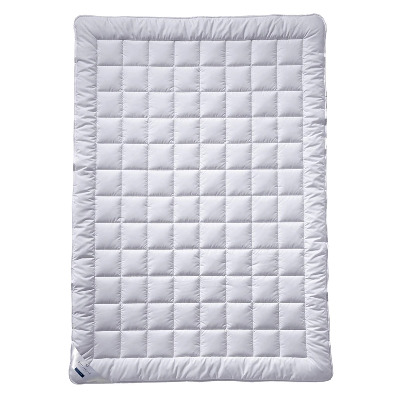 Billerbeck-Light Round Duvet Camel Hair, white, 135 cm x 200 cm