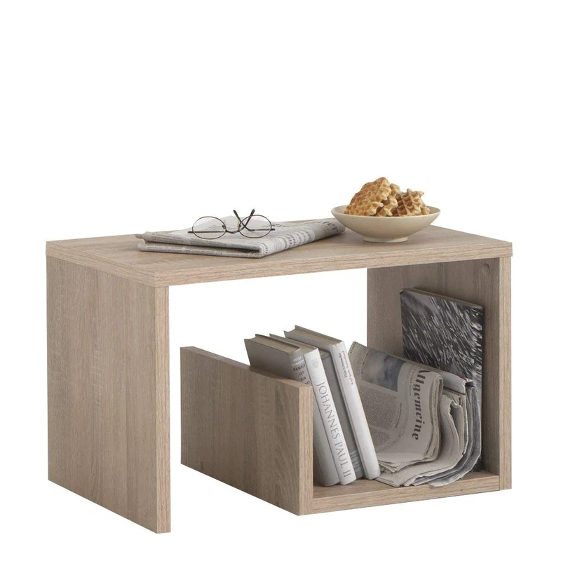 FMD Side Table Mike, 59.0 x 38.0 x 36.0 cm, Oak