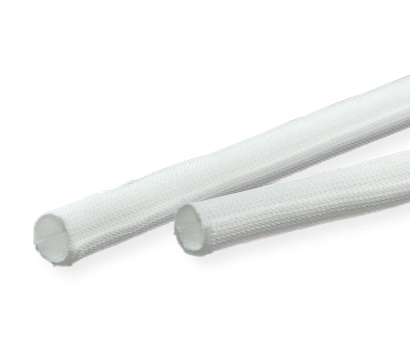 white 2.5m snap fabric hose with cable ties for easy and clean management.