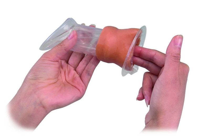 3B Scientific Human Anatomy - Female Condom Model, Light Skin - Image 1