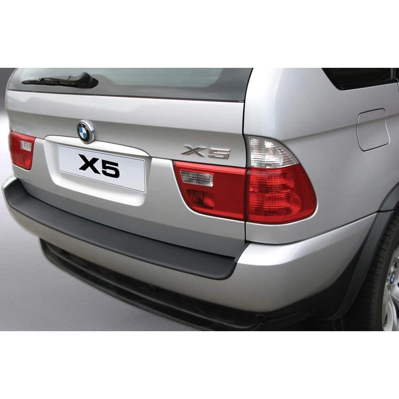RGM ABS Rear bumper protector compatible with BMW X5 2000-2007 Black