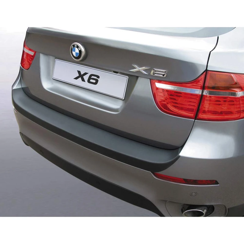 RGM ABS Rear bumper protector compatible with BMW X6 E71 5/2008-3/2012 Black