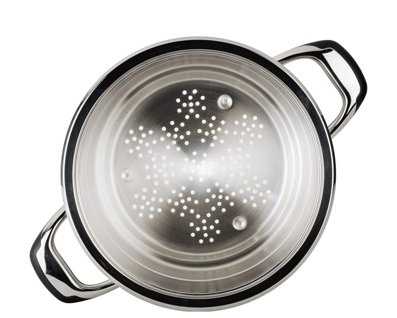 WARMCOOK Insert Vapeur Ecovitam 2030.20 Steamer 20 cm with Side Handles Stainless Steel 18/10