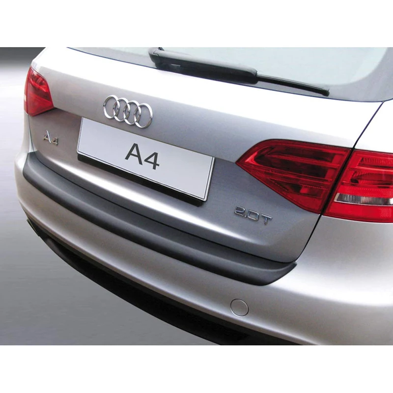 RGM ABS Rear bumper protector compatible with Audi A4 Avant 2008-2012 Black