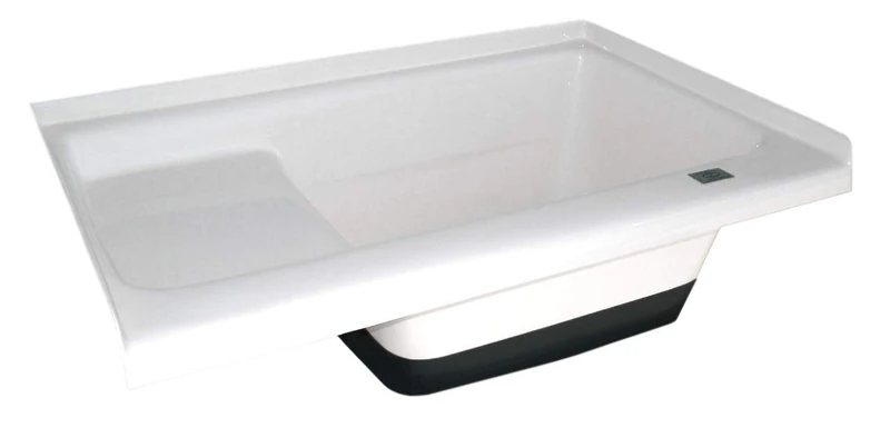 ICON 00476 Sit-in Step Tub with Right Hand Drain TU500RH - Polar White - Image 1