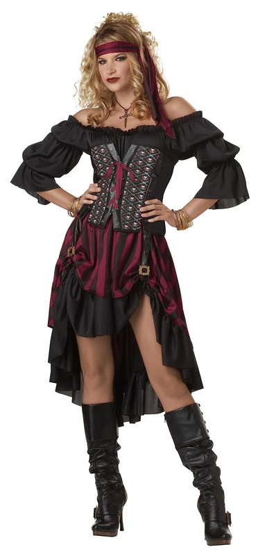 California Costumes Women's Pirate Wench Adult-Sized Costume, Multi, XL