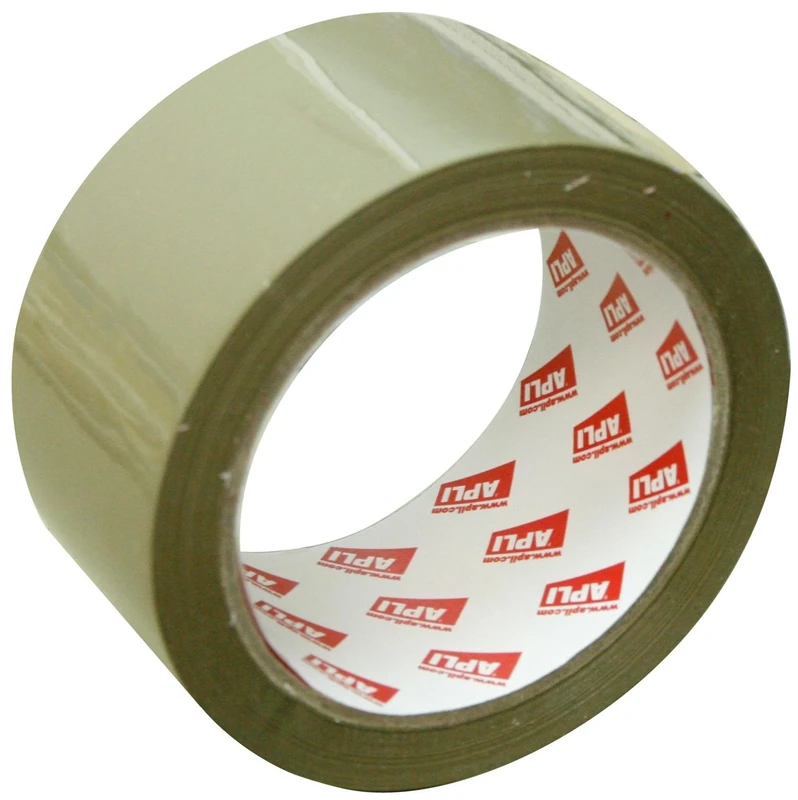 APLI 11591 - Pack of 36 Rolls of Seals, 48 mm x 66 m, 32 µm, Brown