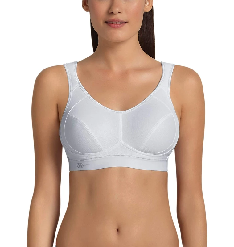Anita Women's 5527 Non-Wired Sports Bra, White, 30C - Image 1