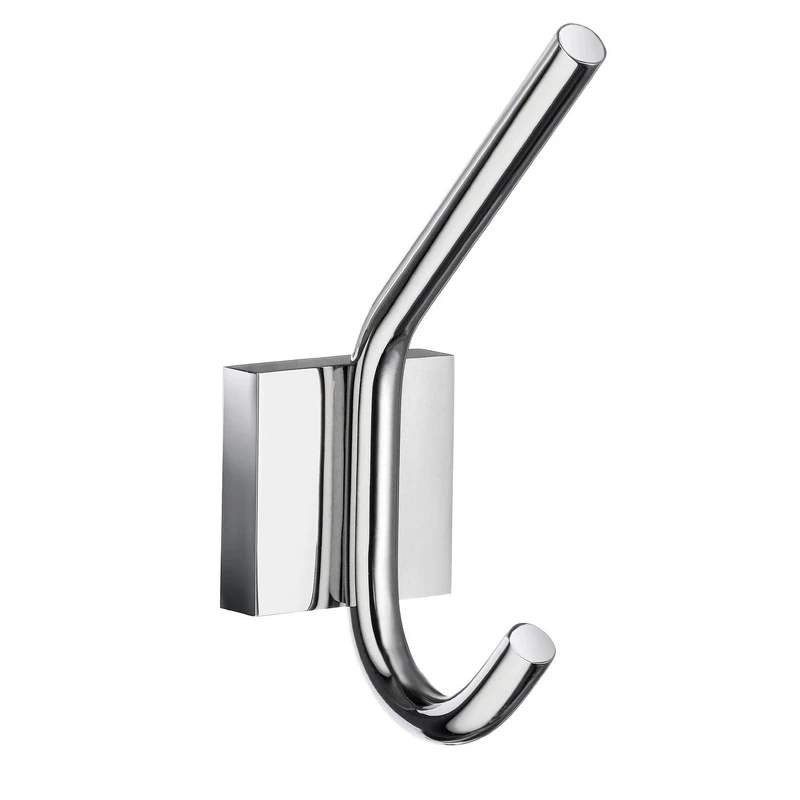 Smedbo "House" Chromed Bath Robe Hook, Polished Chrome, 4.5 x 7.8 x 13.5 cm