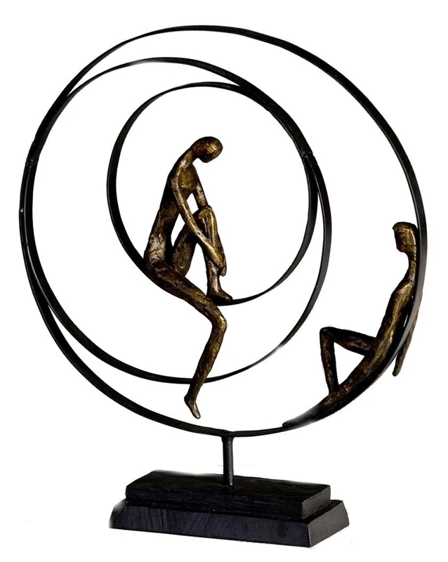 Casablanca sculpture 'Patience', 34 x 41 cm, Bronze