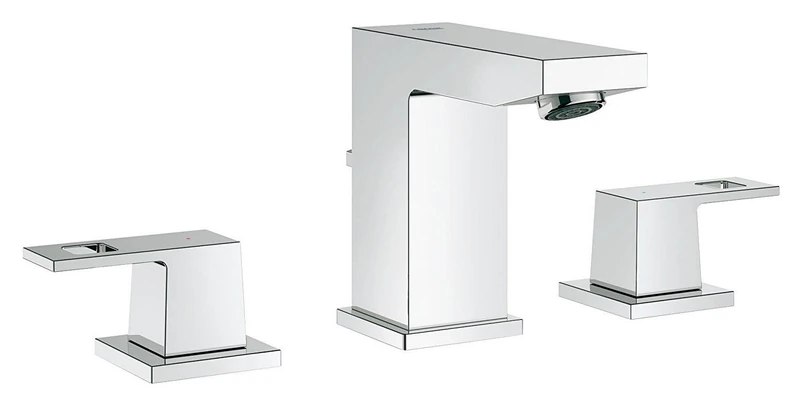 GROHE 20351000 | Eurocube 3-Hole Basin Mixer Tap
