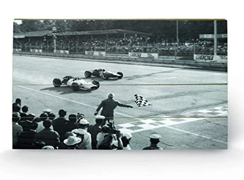 Pyramid International Monaco 10" Wooden Wall Art, multicoloured, 45 x 76 cm