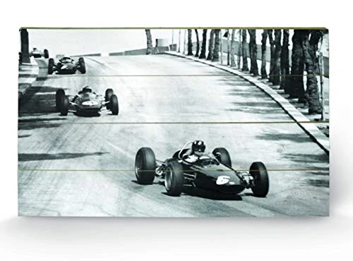 Pyramid International Monaco Wooden Wall Art, Multicoloured, 45 x 76 cm