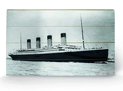 Pyramid International Titanic (2) -Wood Print 45 x 76cm, Multicoloured, 45 x 76 x 1.3 cm