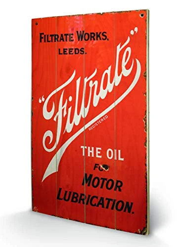 Pyramid International Filtrate Oil Wooden Wall Art, Multicoloured, 45 x 76 cm