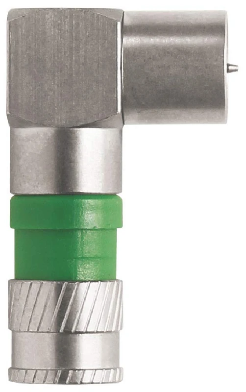 Axing CFS 100-48 Quickfix Angled F Connectors - 50 Pack