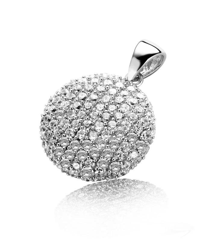 Orphelia Women's Pendant with Necklace Micro-Setting 925 Sterling Silver with Zirconia 45 CM - 3019 PEN