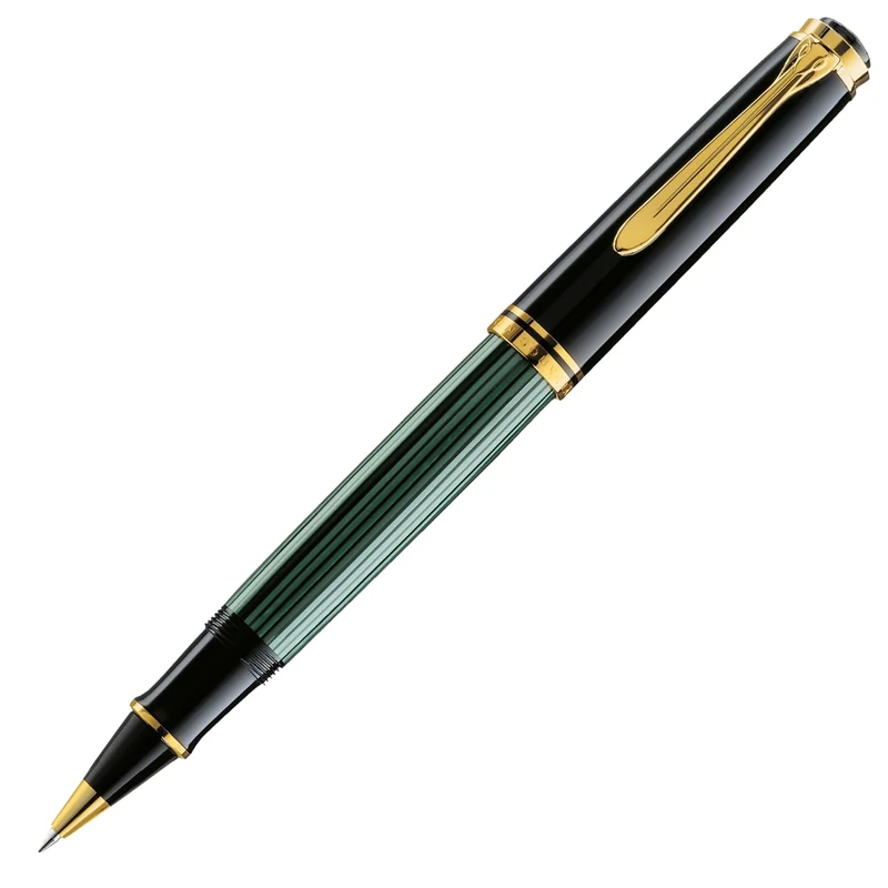 Pelikan Souveran R800 Rollerball Pen - Black/Green